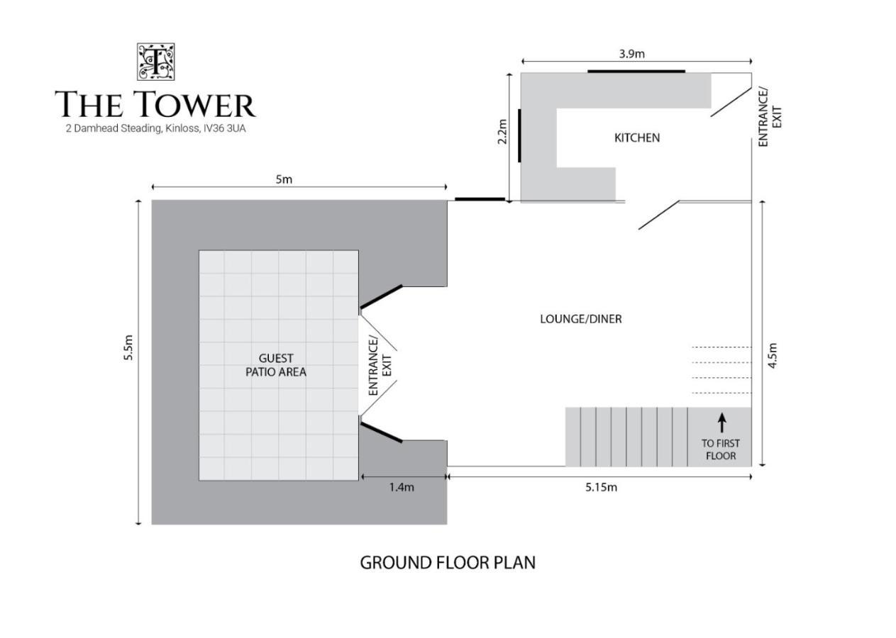 The Tower, Moray Firth Holiday Home Kinloss Екстериор снимка